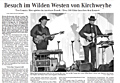 Zeitungsartikel Two Country Men in Weyhe